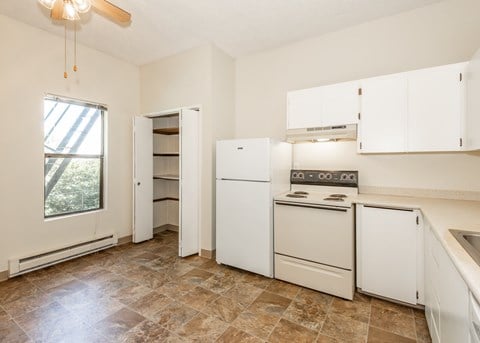 Floor plan for 1 bed, 1 bath, 550 sqft